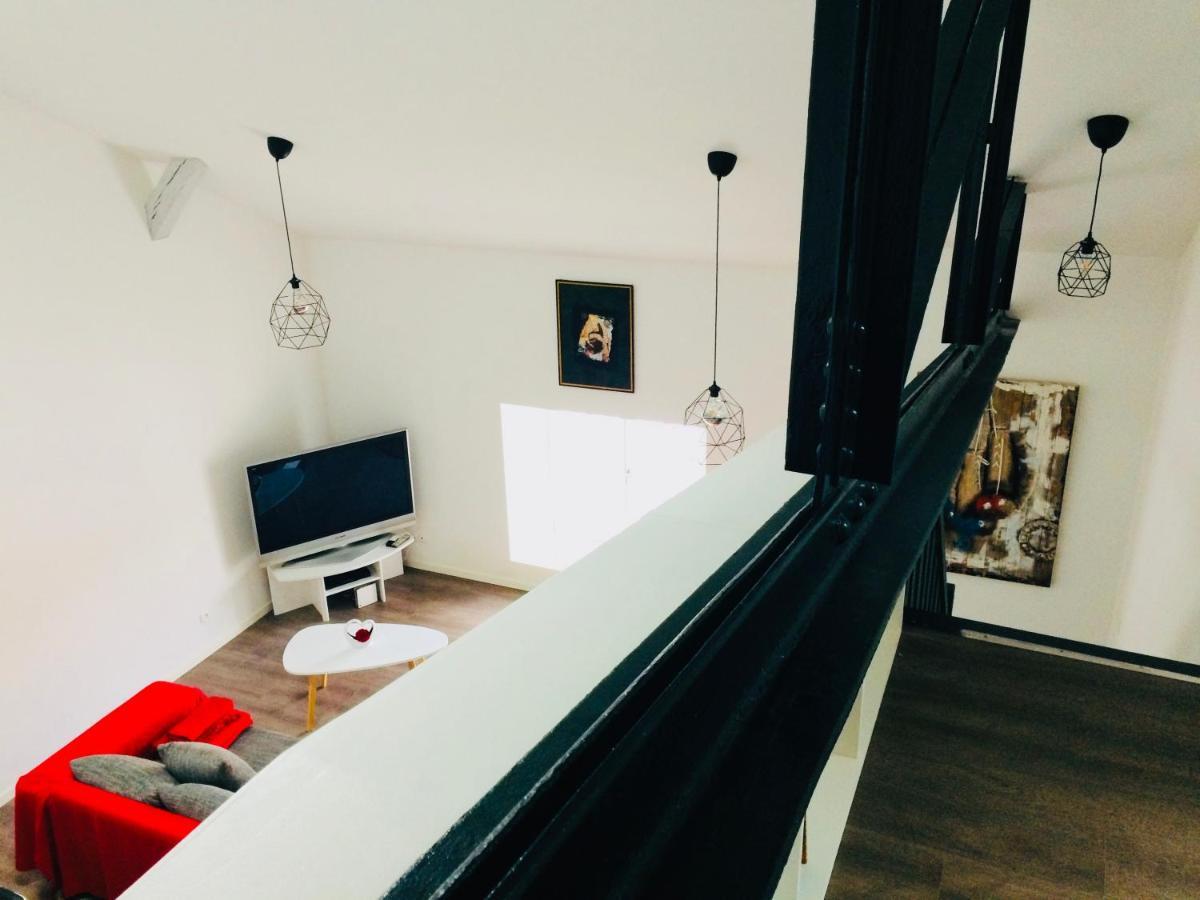 Superbe Appartement Type Loft En Duplex Rue Buat Chalons en Champagne Luaran gambar