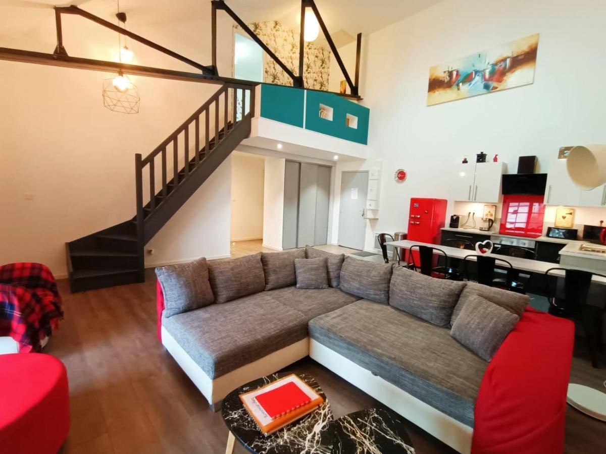 Superbe Appartement Type Loft En Duplex Rue Buat Chalons en Champagne Luaran gambar